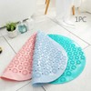VSUSN Shower Mat, Round Shower Mat, PVC Bathroom Mat, Non-Slip