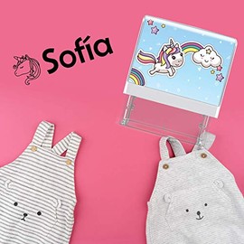 Sello Personalizado para Marcar Ropa - Carcasa Personalizada y Cinta Termoadhesiva Para Prendas Oscuras, Almohadilla para papeleria Gratis. Ropa escolar, Guarderias