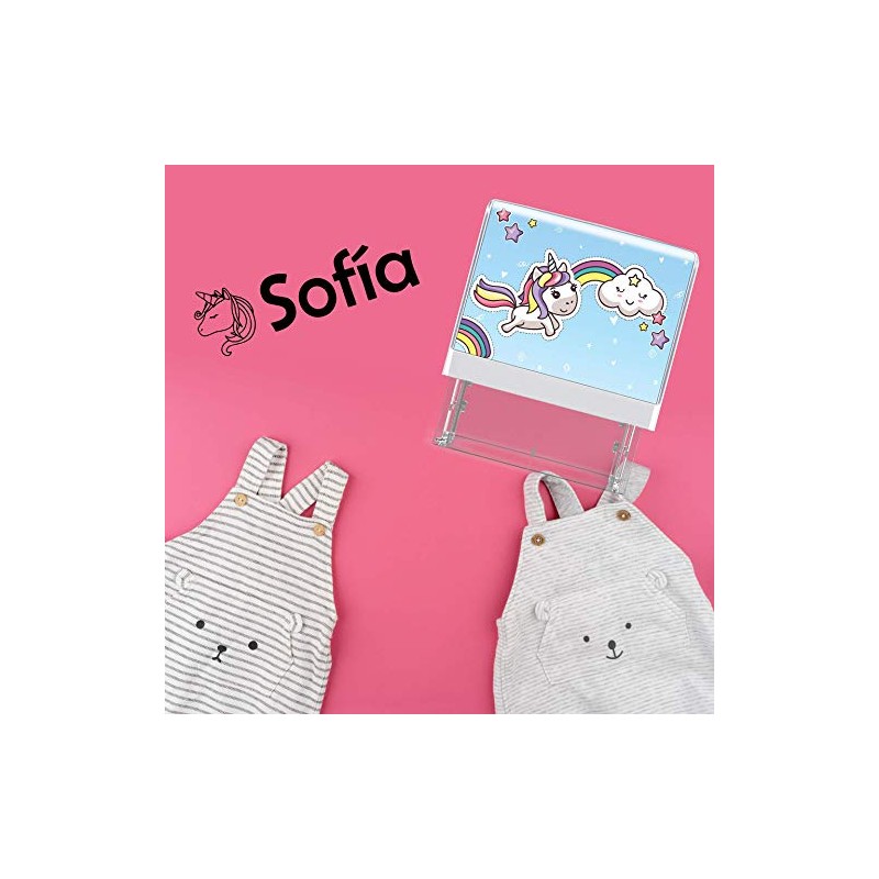 Sello Personalizado para Marcar Ropa - Carcasa Personalizada y Cinta