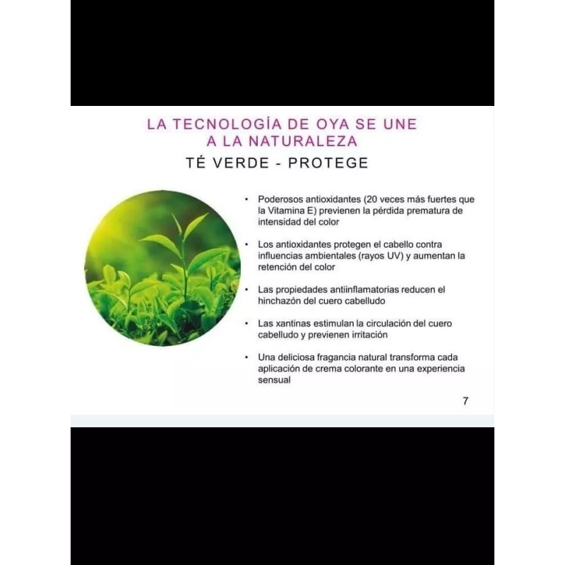 Oya beauty Tinte Para Embarazadas. Alérgicas. Químios. S/amoniaco .