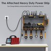 CCCEI Wall Mount Modular Tool Charging Organizer, Yellow, 1 Pack,