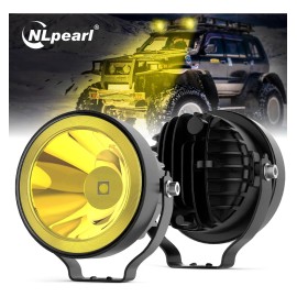 Par 4''faros Auxiliares Redondos Led Niebla Jeep Wrangler .