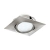 Eglo Pineda LED 3X6W Ceiling Downlight Plastic Nickel IP20 220-230V