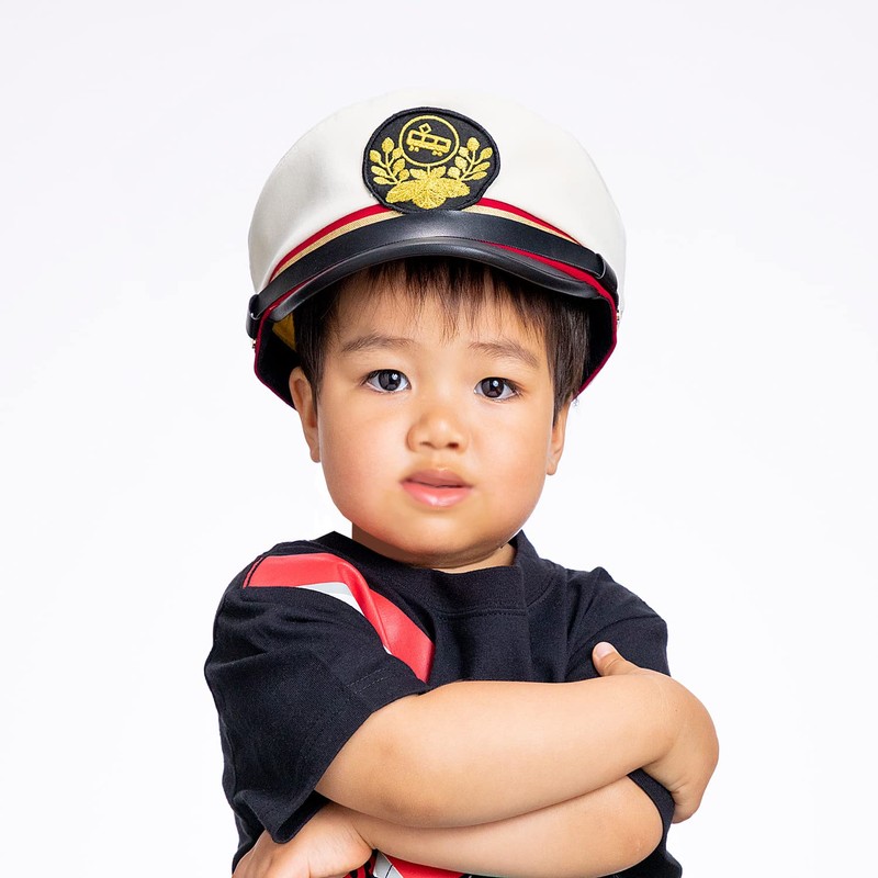 Kids Railroad Hat White (Driver, Carpet, Station Worker)