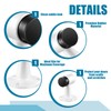 Yaocom 2 Pack Heavy Duty Floor Mounted Door Stop 3