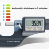 Digital Micrometer 0.00005in/0.001mm Resolution Professional Thickness Measuring Tools 0‑25mm