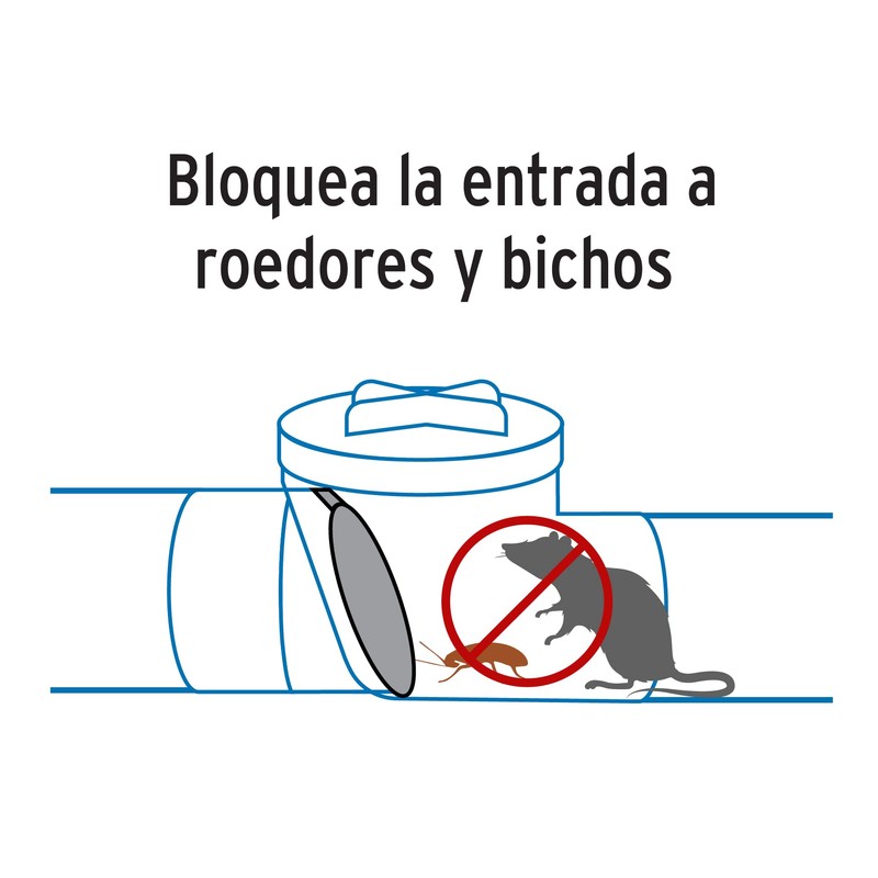 Foset VACHE-4S, Válvula antirretorno de ABS de 4"