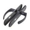 Aqbau® Door Handle Set Long Plate Black Door Handle Door