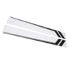 2pcs Car Side Door Sticker Waterproof Universal Sports Racing Style