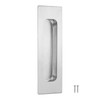 M METERXITY 1-Pack Recessed Finger Pulls, 4.72 Inch Square 304