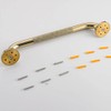 IMPEU Textured Shower Grab Bar, 16-Inch Bathroom Support Rails, Stylish