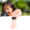 Mini Handheld Fan ABS Portable Digital Display USB Charging Foldable