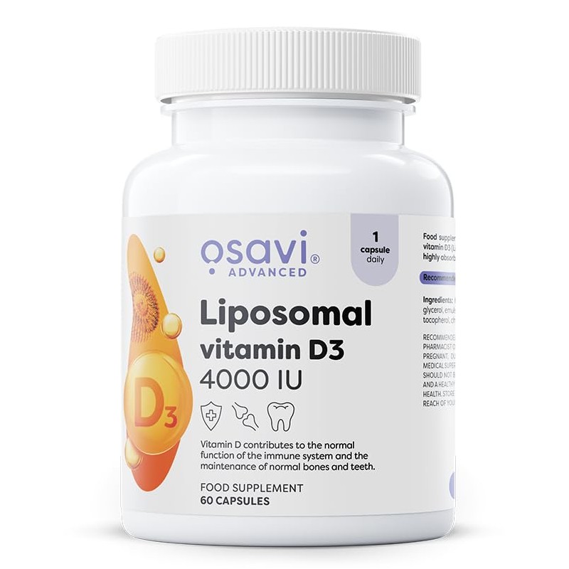 Osavi Liposomal Vitamin D3 4000 IU – 60 Vegan Capsules