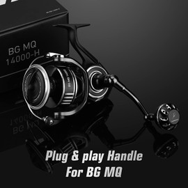 GOMEXUS Power Handle Compatible for Daiwa BG MQ Spinning Reel Replacement Handle (Choose Different Size)