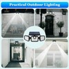 Solar Outdoor Lights Security Lights ,3 Heads Motion Sensor Lights,