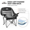 Tisetrail Oversized Padded Camping Chair Extra Large Camp Chairs for