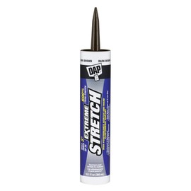 DAP 7079818708 Extreme Stretch Elastomeric Sealant, 10.1 Oz, Dark Brown, 10 Ounces