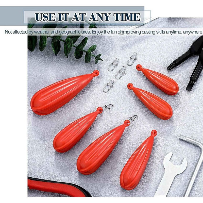 Fishing Practice Plug Fishing Casting Plug Baitcasting Rubber Practice Plug