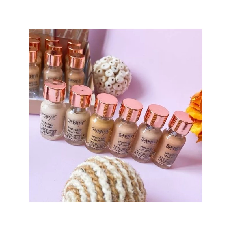 Saniye Corrector Líquido Multi Usos Super Cobertura 15ml