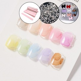 classic nail Moregel Art Liquid Blooming Spring Pastel + 30 parts / 모어젤 아트리퀴드 블루밍 봄파스텔+파츠 30개