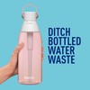 Brita Hard-Sided Plastic Premium Filtering Water Bottle, BPA-Free, Reusable, Replaces