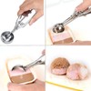 Ice Cream Scoop, Stainless Steel Ice Cream Scooper Professional No-Slip