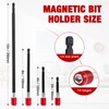 Drill Bit Extension 2/4/6/12’’, Magnetic Bit Holder 4 Pcs, Drill
