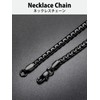 ChainsHouse Men's Necklace, Chain Only, Surgical Stainless Steel, Silver, Hypoallergenic,