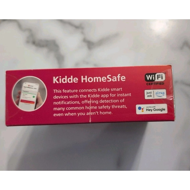 KIDDE Smart Detection Water Leak + Freeze Detector 60WLDR-W Battery