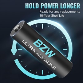 BZW AAA Batteries 48 Pack – 1400mAh, Premium Alkaline 1.5V Triple A Batteries, Ultra Long-Lasting & Leakproof with 10-Year Shelf Life