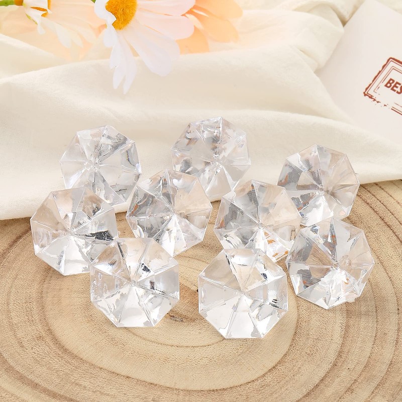 DAHI Decorative Diamonds 35 Pieces 32 mm Acrylic Crystal Table