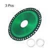 sourcing map 3pcs 4" Diamond Saw Blade, 7/8" (22mm) Arbor