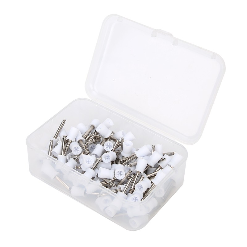 100Pcs Dental Teeth Polishing Brush Rubber Polisher Dental Supply with