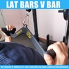 BLUSLM LAT Pull Down Bar for Cable Machine, LAT Pulldown