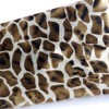 Brando Coffee Giraffe Animal Print Comfy Exquisitely Soft Scarf(Small)