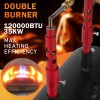 Unbranded Propane Forge Double Burner For Knife And Tool Making-Portable