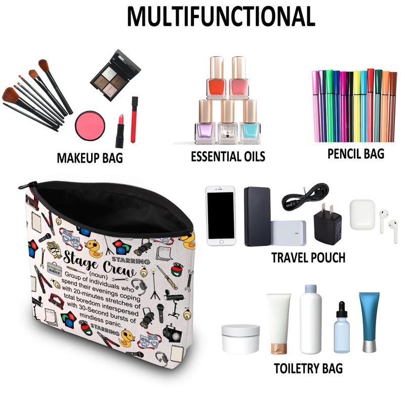 PYOUL Theater Tech Gift Stage Crew Definition Makeup Bag Stage