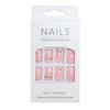White French Tip Press on Nails Line Fake Nails with