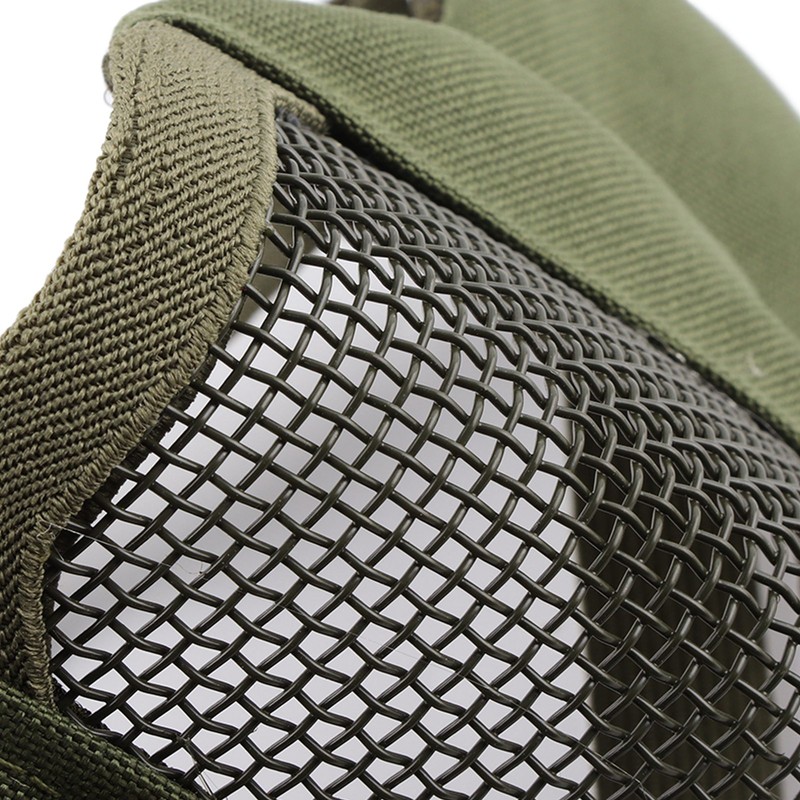 V10 Half Face Steel Mesh Breathable Protective Face Guard Competition