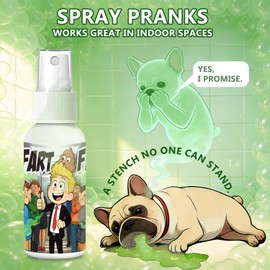 GIIOASA Extra Strong Fart Spray, Long Lasting Stinky Bomb Smell, Non Toxic Pocket Prank Gag Gift for Adults Kids Party Office