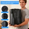 travel vacuum bag, equipped with a wireless vacuum pump, can
