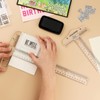 6" and 12" Acrylic Clear T Angle Ruler 3 Pack