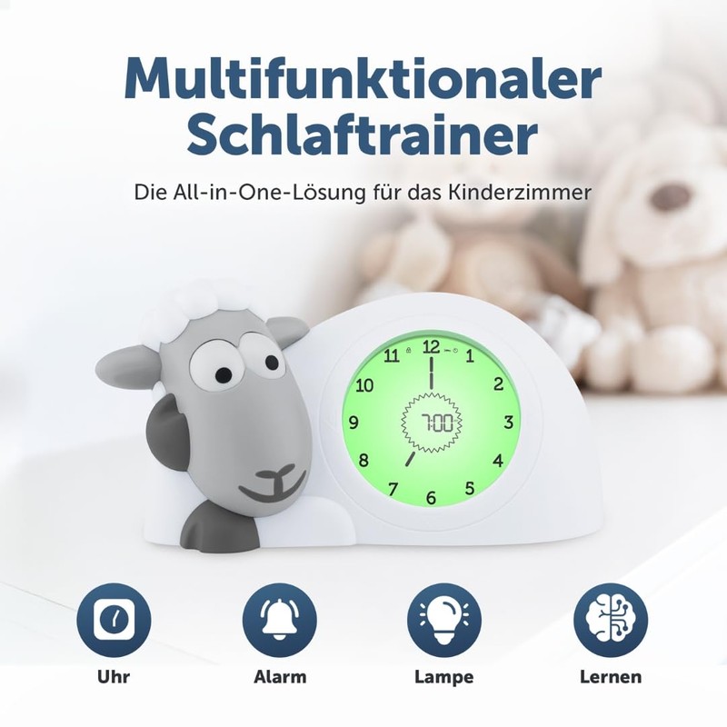 ZAZU Sam The Lamb Watch - Sleep Coach Clock and