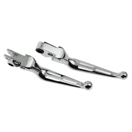 HDBUBALUS Motorcycle Brake Clutch Levers Fit for Harley '96-'03 XL '96-'17 Dyna '96-'07 Touring '96-'14 Softail Chrome