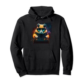 Hamster DJ Pullover Hoodie