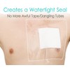 30 Pcs Waterproof Ostomy Bag Shower Cover(10x12) cm, Stoma Bath