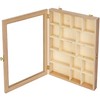 Artemio Display case, Wood, Beige, 23 x 28 x 4
