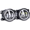 Angel Eyes Light 30W 3000LM LED Front Foglight 10‑30V Universal