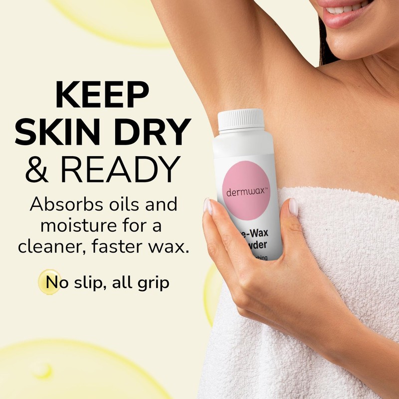 Dermwax Pre Wax Powder 8 oz – Talc Free Powder