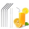 4 Extra Long Stainless Steel Straws for 30 OZ Tumbler